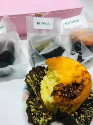 KETOCK [키톡] ★설탕과 밀가루가 없는 키톡 저당류 머핀 4가지 맛 1박스★ — 4.5점을 준 리뷰어가 2022년 7월 올린 사용 사진