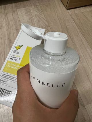 랑벨 내츄럴 딥 클렌징 워터 500ml — 5점을 준 리뷰어가 2022년 6월 올린 사용 사진