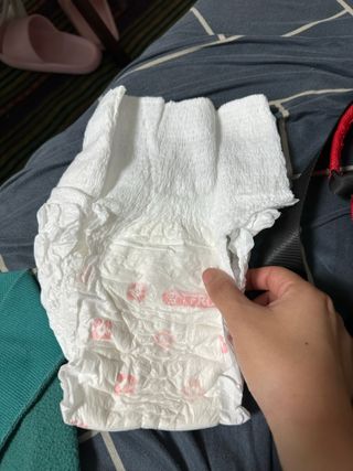 FREE [템포] 패드 내추럴순면 입는 오버나이트 5P * 2개 — 5점을 준 리뷰어가 2023년 10월 올린 사용 사진