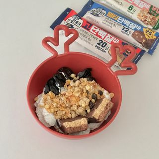 이지프로틴바 3종x각 2ea (고단백질바, 멀티단백질바, 식물성단백질바) — 5점을 준 리뷰어가 2024년 3월 올린 사용 사진