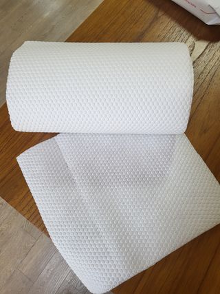 부직포나라 중금속유해물질ZERO 뜯어쓰는 주방 일회용수세미 60매 2매 — 5점을 준 리뷰어가 2022년 12월 올린 사용 사진