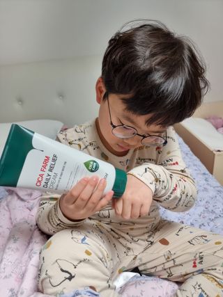 팜스테이  시카팜 데일리 릴리프 크림 — 5점을 준 리뷰어가 2022년 12월 올린 사용 사진