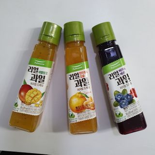 [풀무원] 리얼 과일  저지방 드레싱 240g 3종 — 5점을 준 리뷰어가 2021년 2월 올린 사용 사진