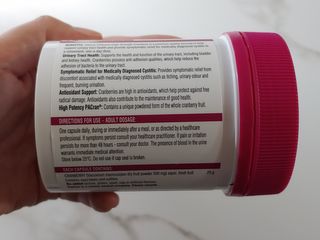 Swisse 스위스 고함량 크랜베리 25000mg 90정 — 5점을 준 리뷰어가 2021년 1월 올린 사용 사진