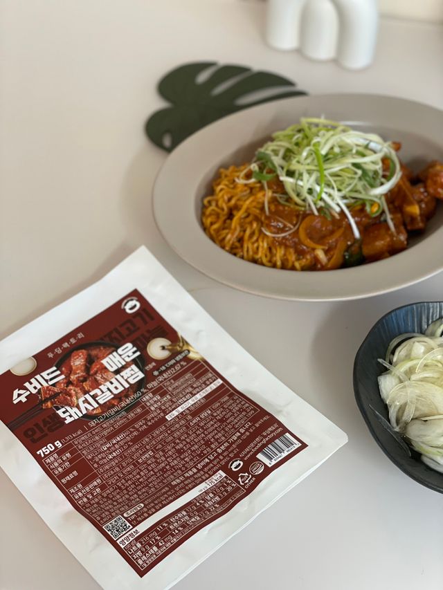 [푸딩팩토리] 대구 동인동식 수비드 매운돼지갈비찜 750g_국내산 돼지고기, 마늘듬뿍 동인동식 찜갈비 리뷰 사진