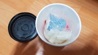 유비쿡 컵떡볶이 매운컵떡볶이2개/ 짜장컵떡볶이 2개  총 4개세트 — 4.5점을 준 리뷰어가 2021년 3월 올린 사용 사진