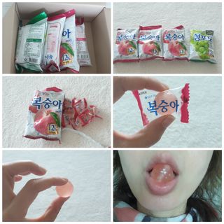 청포도캔디 복숭아캔디 — 5점을 준 리뷰어가 2022년 11월 올린 사용 사진