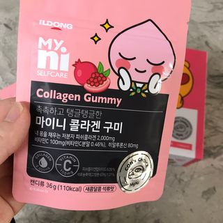 일동제약 마이니 마이니 늘씬날씬 콜라겐 세트 — 5점을 준 리뷰어가 2021년 2월 올린 사용 사진