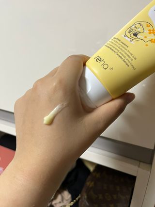 ★N쇼핑 헤어팩 1위★ 리하 에그 화이트 극손상 무실리콘 트리트먼트 헤어팩 — 5점을 준 리뷰어가 2022년 6월 올린 사용 사진