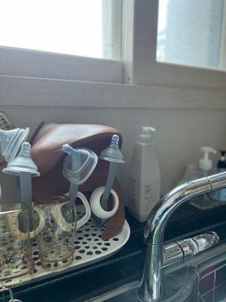 마더케이 디아 프리미엄 젖병세정제 500ml 액상형/무향 — 5점을 준 리뷰어가 2022년 1월 올린 사용 사진