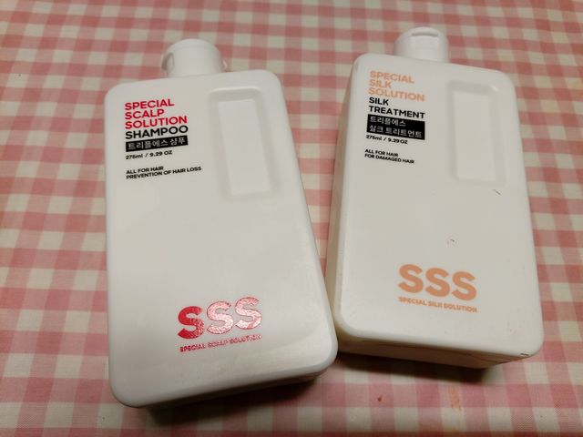 트리플에스 탈모 샴푸 275ml + 실크 트리트먼트 275ml 리뷰 사진