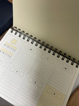 리훈 곰부 세우는 체크리스트 위클리 탁상 플래너 주간 일주일 계획표 — 5점을 준 리뷰어가 2023년 2월 올린 사용 사진