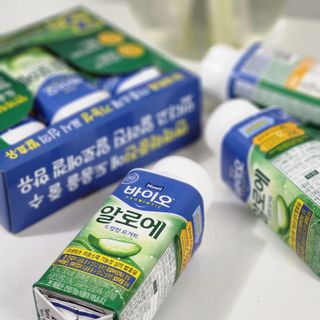 LIVE 매일바이오 알로에 드링킹 요거트 — 5점을 준 리뷰어가 2022년 4월 올린 사용 사진