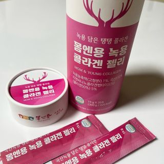 [몸엔용] 녹용 담은 탱탱 콜라겐 녹용 콜라겐 젤리 15g x 20포 — 3점을 준 리뷰어가 2022년 4월 올린 사용 사진
