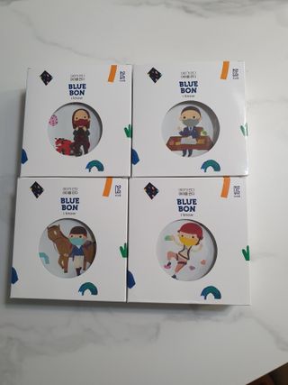 [블루 본 아이노우] 유아용 컬러마스크 40 PCS SET 2중 택 1 — 5점을 준 리뷰어가 2021년 4월 올린 사용 사진