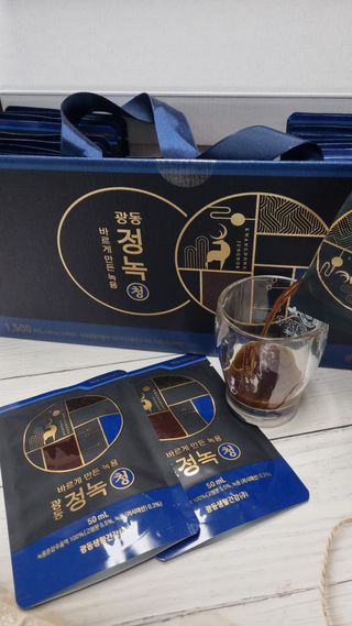 [광동생활건강] 광동정녹청 30포 — 5점을 준 리뷰어가 2021년 11월 올린 사용 사진