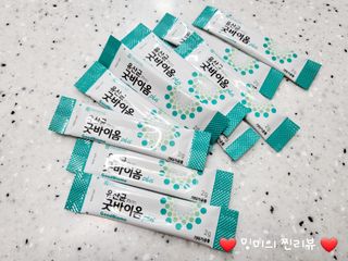 프리마인 유산균 국가지정연구소 선정, 살아있는 생유산균 200억 마리의 힘. 유산균n굿바이옴플러스 — 5점을 준 리뷰어가 2021년 11월 올린 사용 사진