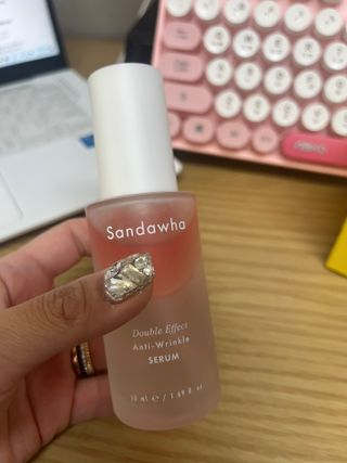 산다화 더블 이펙트 안티 링클 세럼 50ml — 4.5점을 준 리뷰어가 2022년 10월 올린 사용 사진