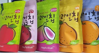 아비삭과일칩 5종 /딸기,사과,배,귤,무화과 5종 — 4점을 준 리뷰어가 2021년 5월 올린 사용 사진