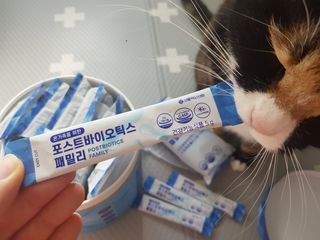 서울약사신협_포스트바이오틱스패밀리_5g x 100포 — 4점을 준 리뷰어가 2021년 3월 올린 사용 사진
