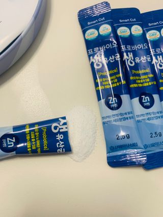 서울약사신협_프로바이오생유산균_2.5G x 100포 — 5점을 준 리뷰어가 2021년 2월 올린 사용 사진