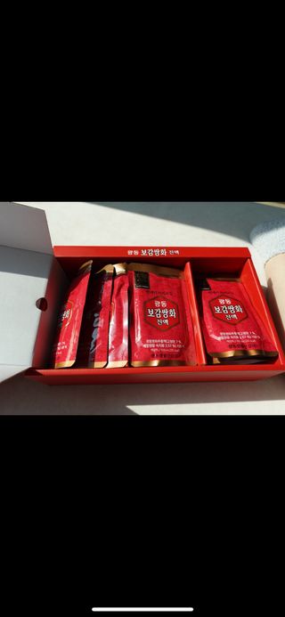 광동생활건강 [광동]진하고 깊은 풍미, 광동 보감쌍화진액 100mL * 18포 — 5점을 준 리뷰어가 2025년 2월 올린 사용 사진