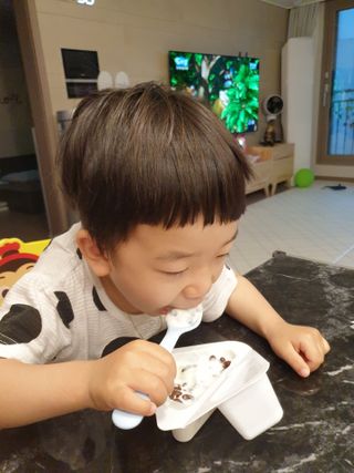 매일바이오 토핑요거트 — 5점을 준 리뷰어가 2021년 5월 올린 사용 사진