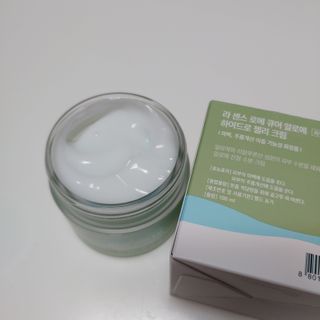 김정문알로에 큐어 큐어 알로에 리프레쉬 젤리 세럼, 큐어 알로에 하이드로 젤리 크림 — 5점을 준 리뷰어가 2021년 2월 올린 사용 사진