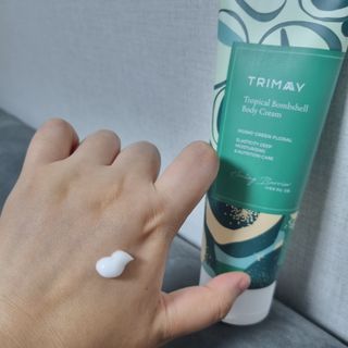 트리마이 주름개선 기능성의 퍼퓸 바디케어, 힐링 베리어 바디크림 3종 택1 — 5점을 준 리뷰어가 2022년 9월 올린 사용 사진