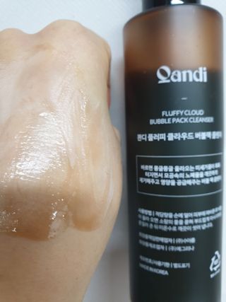 헤어플러스 콴디 플러피 클라우드 버블 팩 클렌저 — 4.5점을 준 리뷰어가 2021년 3월 올린 사용 사진