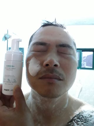파시랩 그린 플러스 락토 버블 필링 — 5점을 준 리뷰어가 2021년 6월 올린 사용 사진