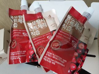 자연에온 몽모랑시 타트체리 착즙 100mL 10개입 2BOX — 5점을 준 리뷰어가 2021년 1월 올린 사용 사진
