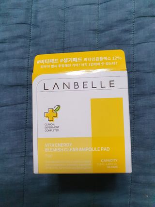랑벨 비타 에너지 잡티 앰플 패드 65매 (투명하고 밝은 얼굴 광채패드) — 5점을 준 리뷰어가 2022년 5월 올린 사용 사진