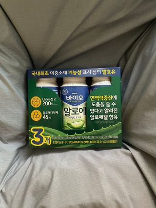 LIVE 매일바이오 알로에 드링킹 요거트 — 4.5점을 준 리뷰어가 2022년 4월 올린 사용 사진