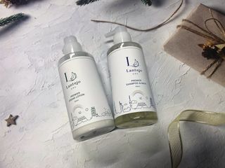 란떼쥬 프르미에 스킨케어 샴푸앤바스 + 크림로션 베이직 세트 — 5점을 준 리뷰어가 2021년 12월 올린 사용 사진