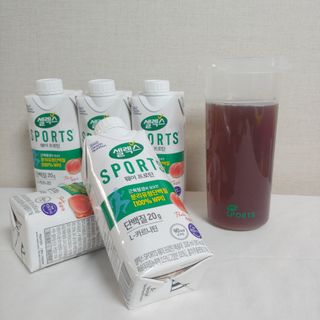 셀렉스스포츠 셀렉스 스포츠 웨이 프로틴 복숭아_ 330ml x 12팩 — 5점을 준 리뷰어가 2021년 10월 올린 사용 사진