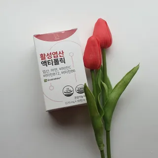 [리노브] 4세대 활성엽산 액티폴릭 270mg x 30정 — 4점을 준 리뷰어가 2022년 8월 올린 사용 사진
