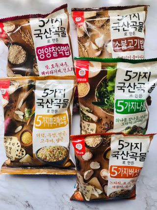 천일식품 5가지 국산 곡물로 만든 5가지 나물밥 — 5점을 준 리뷰어가 2021년 5월 올린 사용 사진