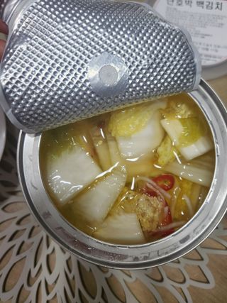 셰프애찬 단호박 백김치 1kg — 5점을 준 리뷰어가 2022년 10월 올린 사용 사진