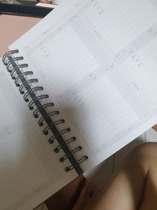 리훈 오늘쓰임 가계부 1년용 — 5점을 준 리뷰어가 2021년 5월 올린 사용 사진