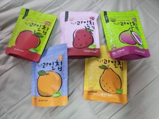 아비삭과일칩 5종 /딸기,사과,배,귤,무화과 5종 — 4점을 준 리뷰어가 2021년 5월 올린 사용 사진
