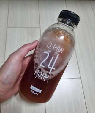 클린24시간 1BOX(5포) + 전용보틀(500ml) — 4점을 준 리뷰어가 2023년 6월 올린 사용 사진