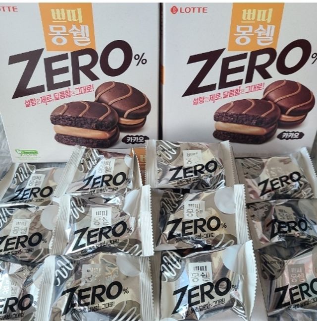 쁘띠몽쉘 ZERO 카카오 리뷰 사진