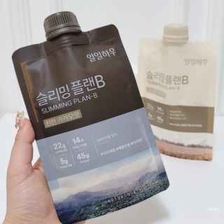 일일하우 슬리밍 플랜B 고소한 귀리맛, 진한 카카오맛 (체중조절식) — 5점을 준 리뷰어가 2023년 8월 올린 사용 사진