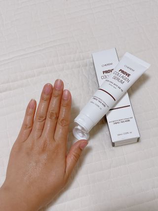 체르엠  프루브 콜라겐 앰플세럼 60ml 1병 — 5점을 준 리뷰어가 2022년 4월 올린 사용 사진
