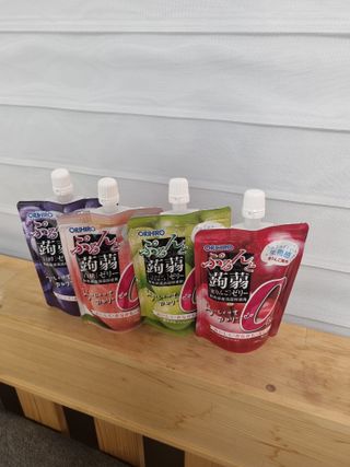 ORIHIRO 오리히로 곤약젤리 제로칼로리 130g 4종 4팩(맛별로 1팩씩) — 5점을 준 리뷰어가 2023년 3월 올린 사용 사진