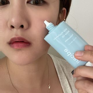 아이레시피 마일드 히알루로닉 모이스트 업 선스크린 SPF50+ PA++++ — 5점을 준 리뷰어가 2023년 6월 올린 사용 사진
