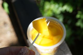 돌 MF[Dole] 파인애플컵/망고컵/복숭아컵 198g 6입X1박스 (맛 1가지 랜덤 발송) — 4.5점을 준 리뷰어가 2024년 5월 올린 사용 사진