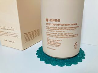 프리마인 더이상 뻣뻣하고 효과없는 탈모샴푸는 NO. 근본부터 케어하는 셀베이스 그린티샴푸(500ml) — 5점을 준 리뷰어가 2023년 5월 올린 사용 사진
