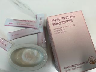 방방곳곳 청수체 콜라겐 — 5점을 준 리뷰어가 2022년 4월 올린 사용 사진